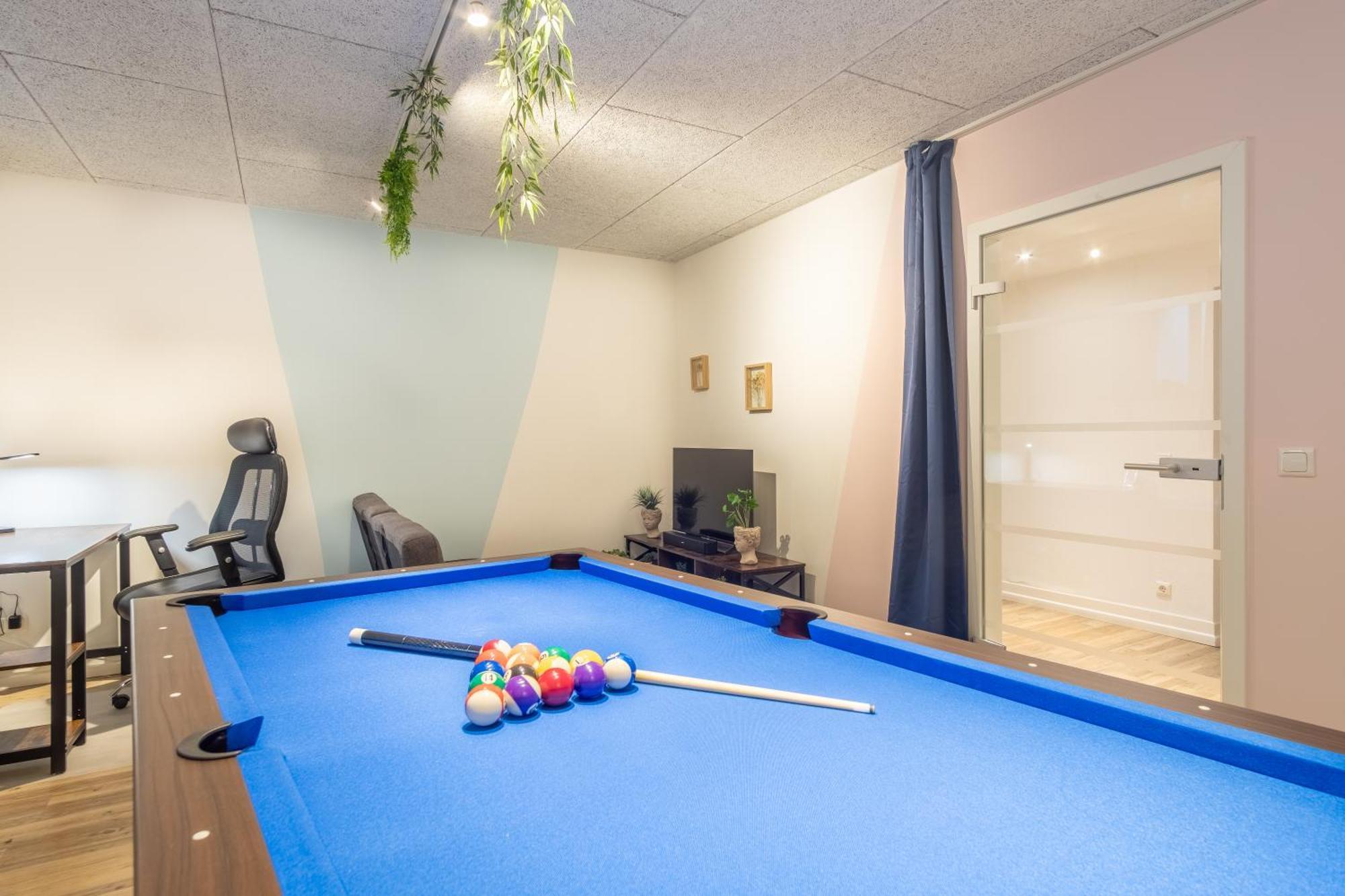 Apartament Pool Table Heaven, Workstation, 4K Tv, Netflix Lipsk Zewnętrze zdjęcie