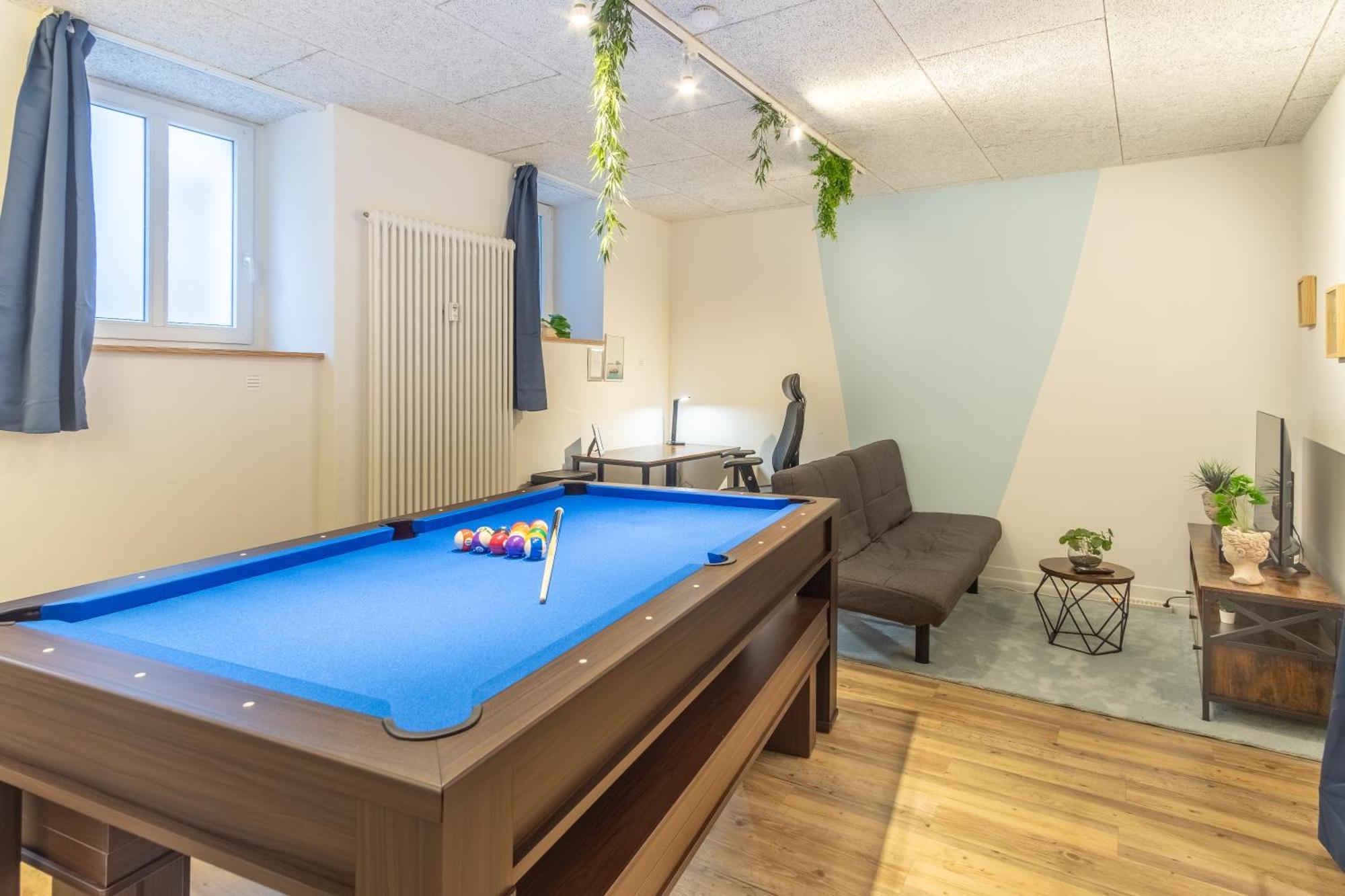 Apartament Pool Table Heaven, Workstation, 4K Tv, Netflix Lipsk Zewnętrze zdjęcie